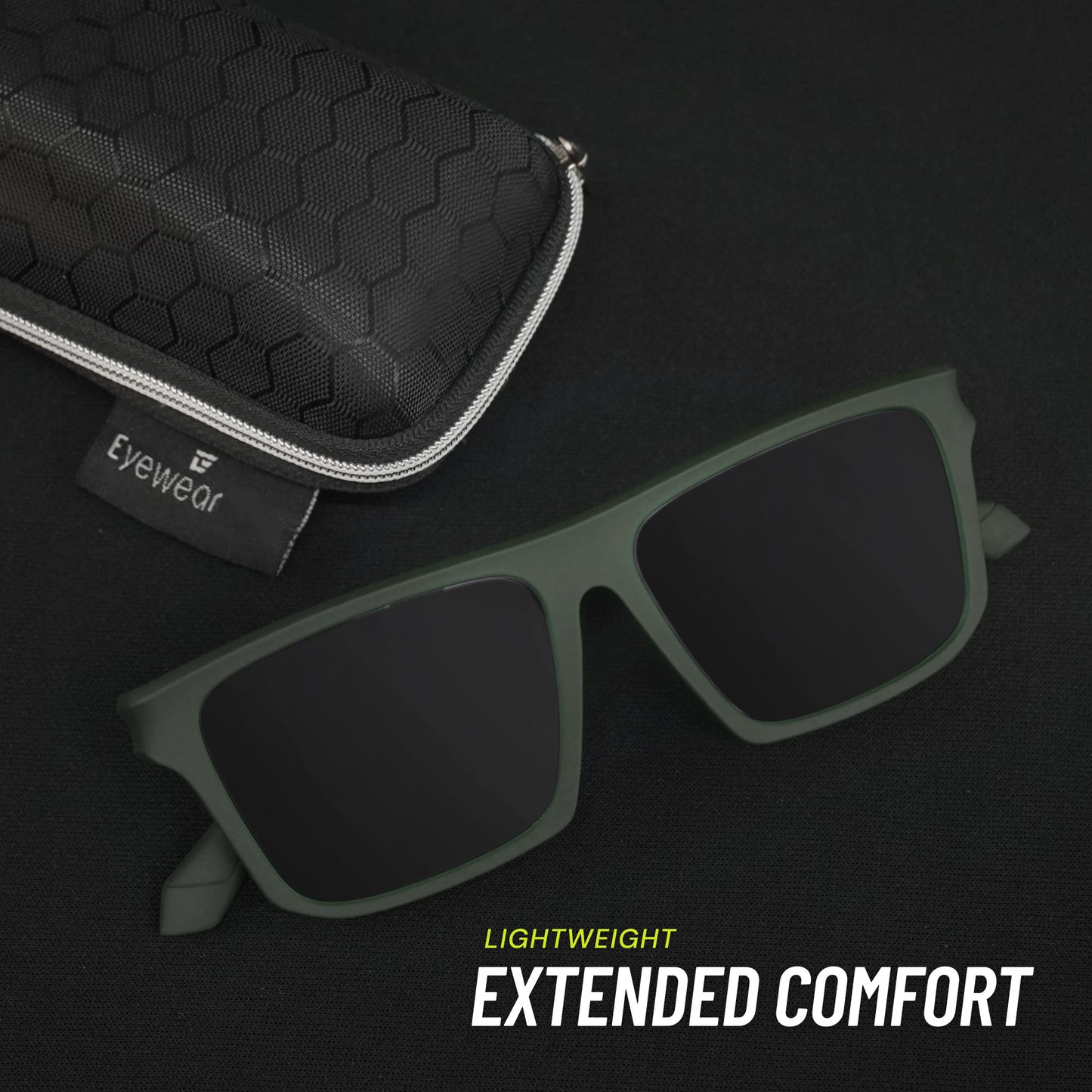 Aura Vision Sunglass- Black/Blue/Green