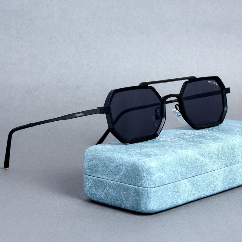SunDazzle Sunglasses- Silver/Black/Gold