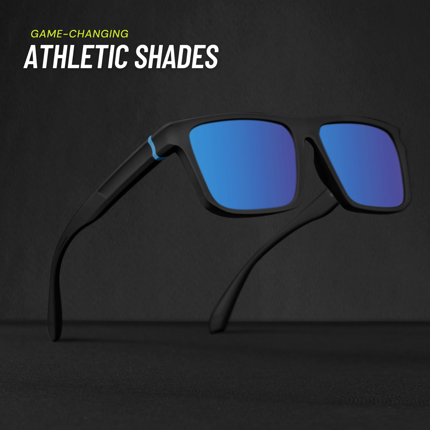 Aura Vision Sunglass- Black/Blue/Green