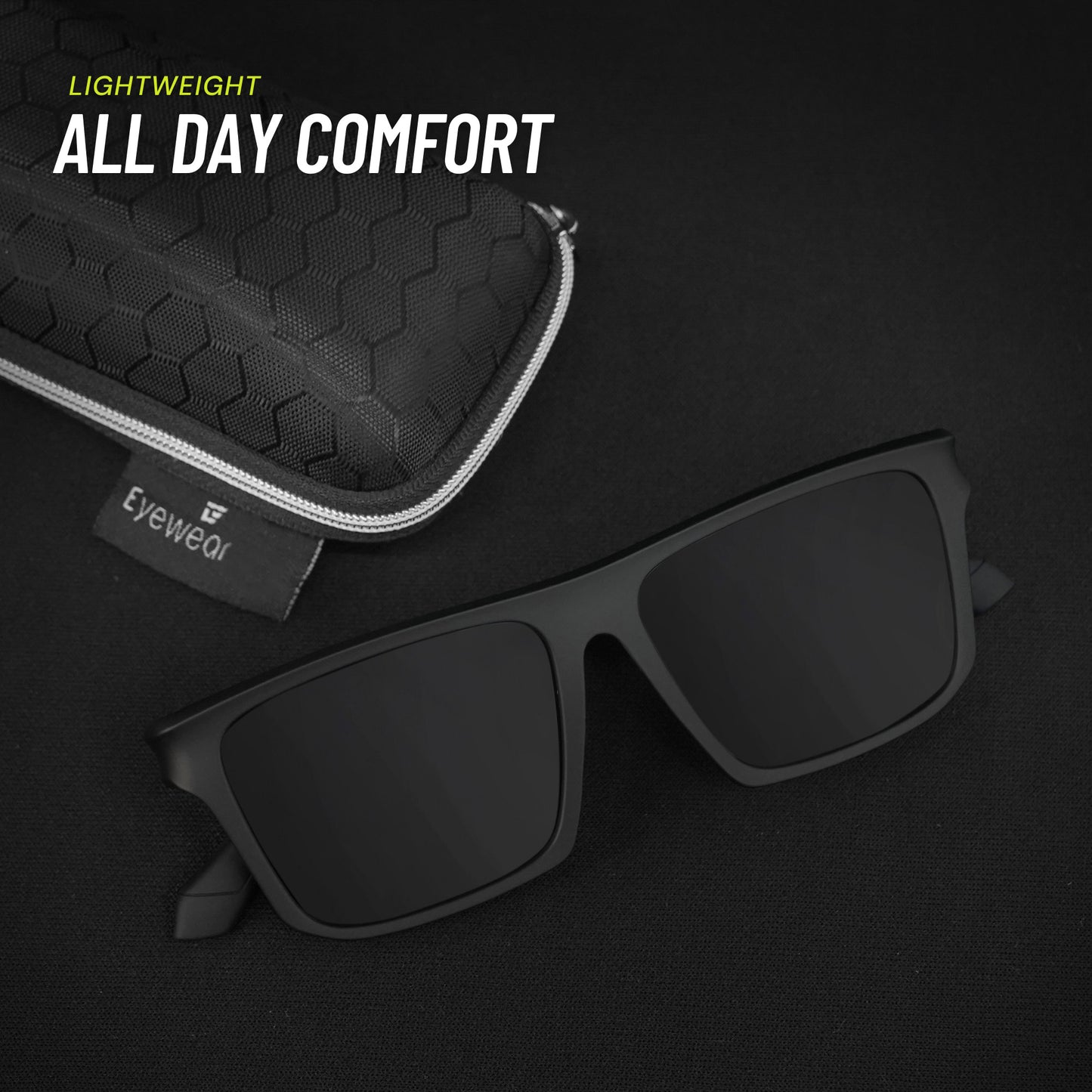 Aura Vision Sunglass- Black/Blue/Green