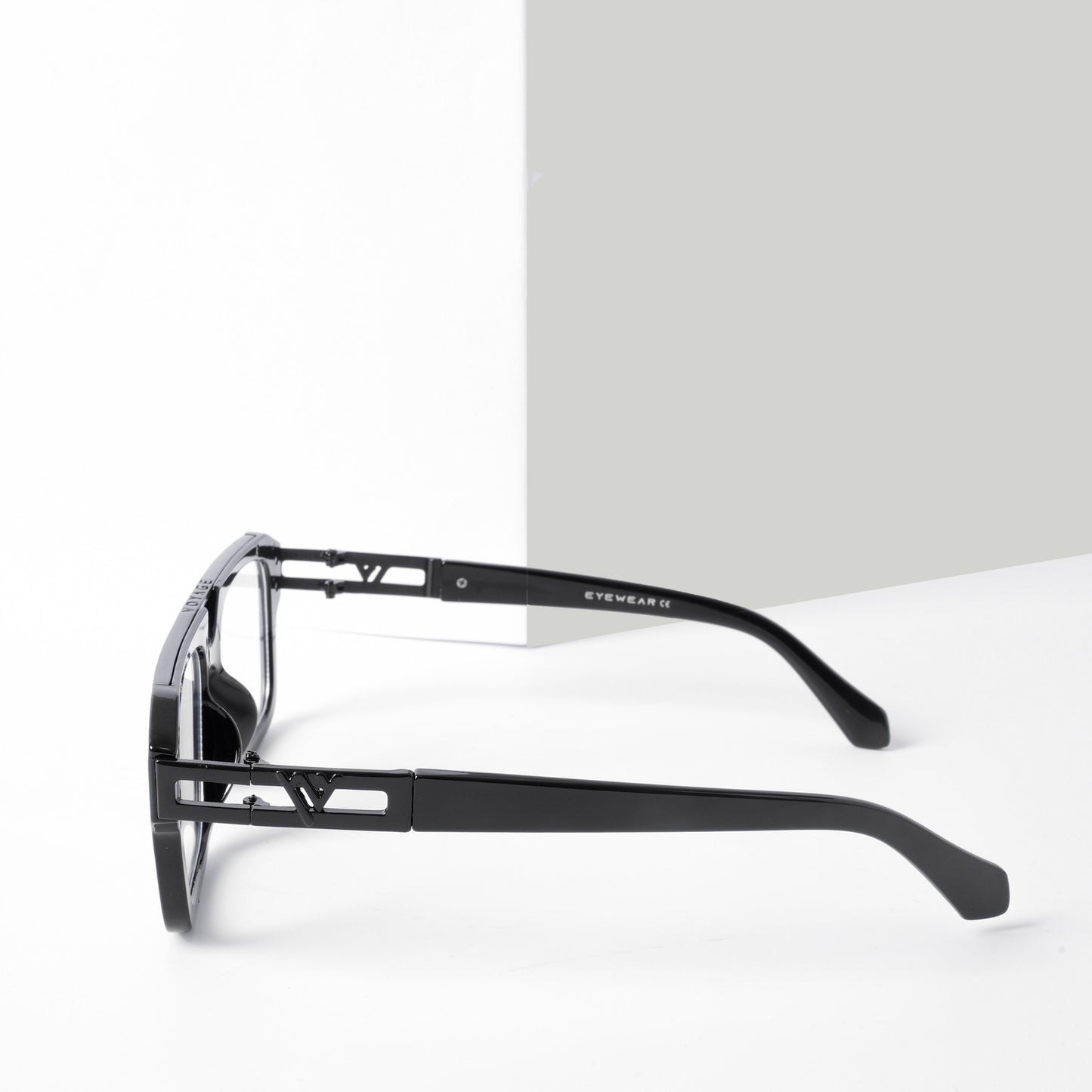 SolarGlow Sunglasses- Black/Gold