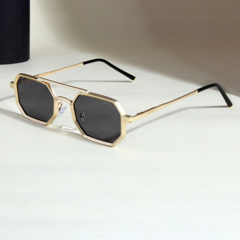 SunDazzle Sunglasses- Silver/Black/Gold