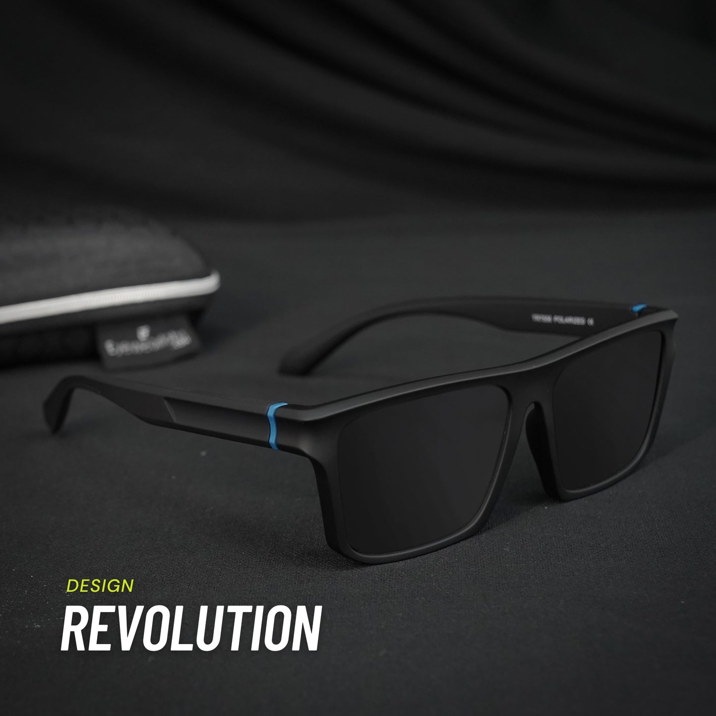 Aura Vision Sunglass- Black/Blue/Green