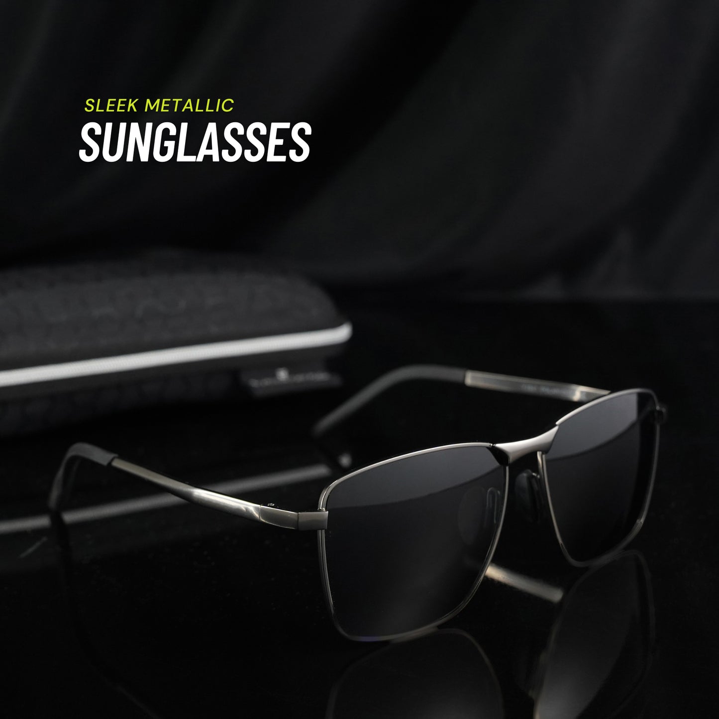 Luxurious SunBrilliance Sunglass- Matte black