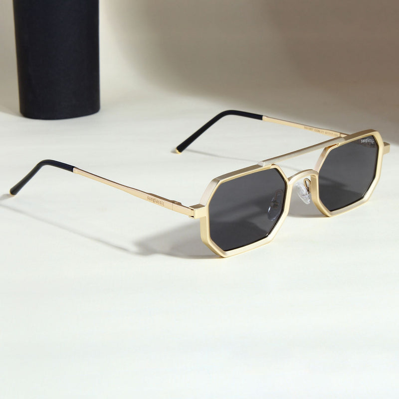 SunDazzle Sunglasses- Silver/Black/Gold