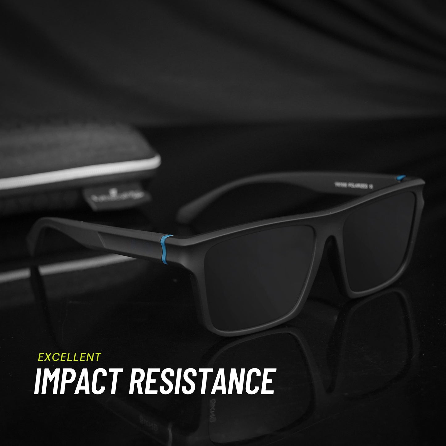 Aura Vision Sunglass- Black/Blue/Green