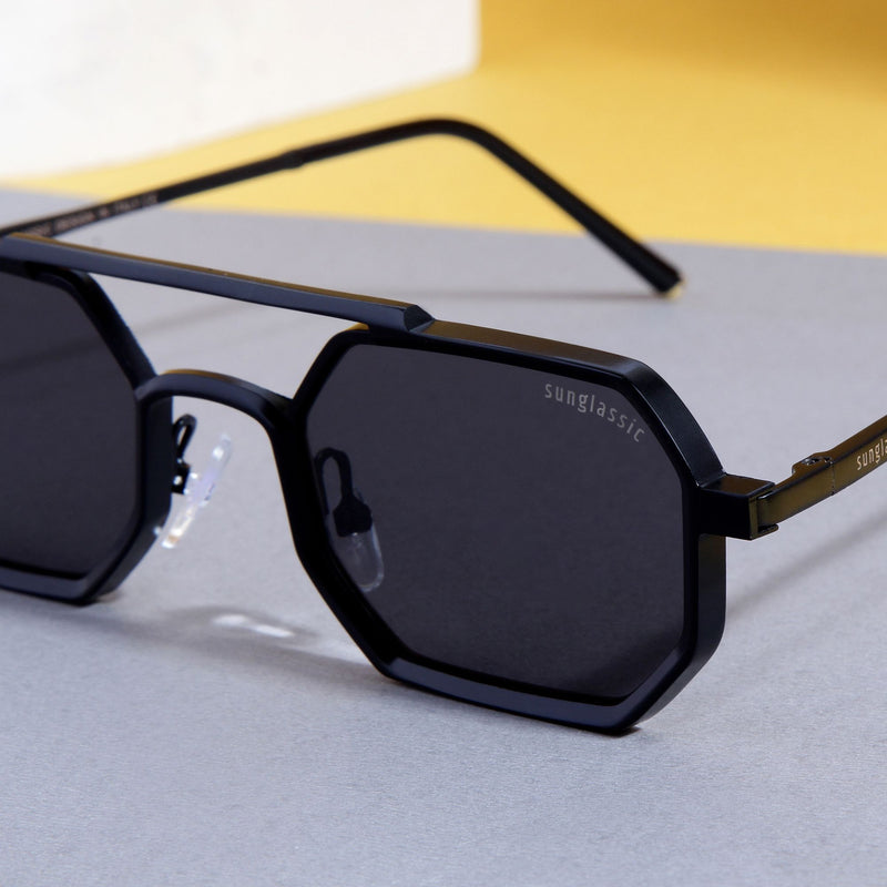 SunDazzle Sunglasses- Silver/Black/Gold