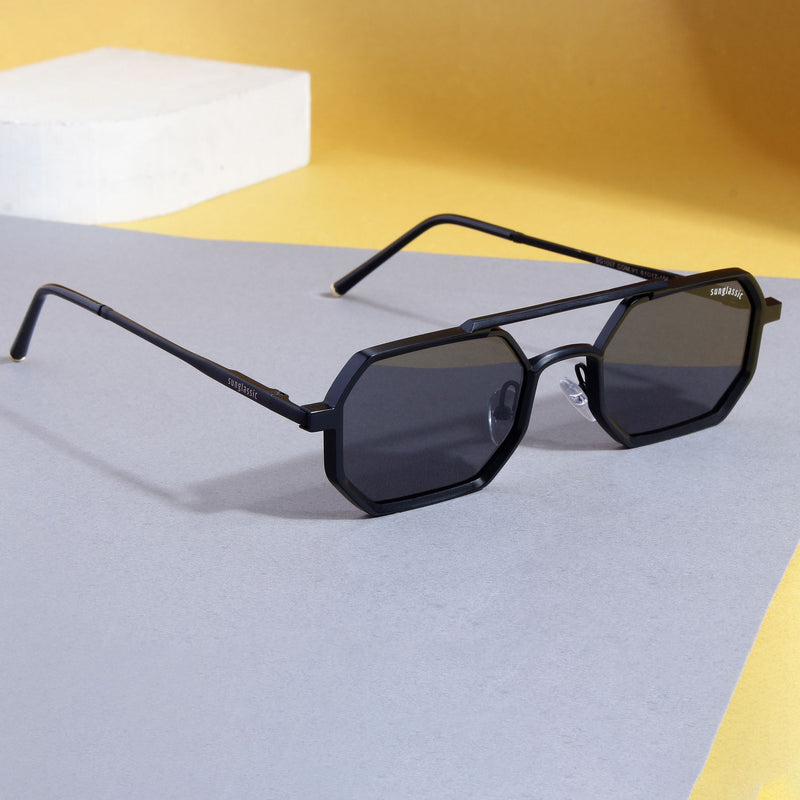 SunDazzle Sunglasses- Silver/Black/Gold
