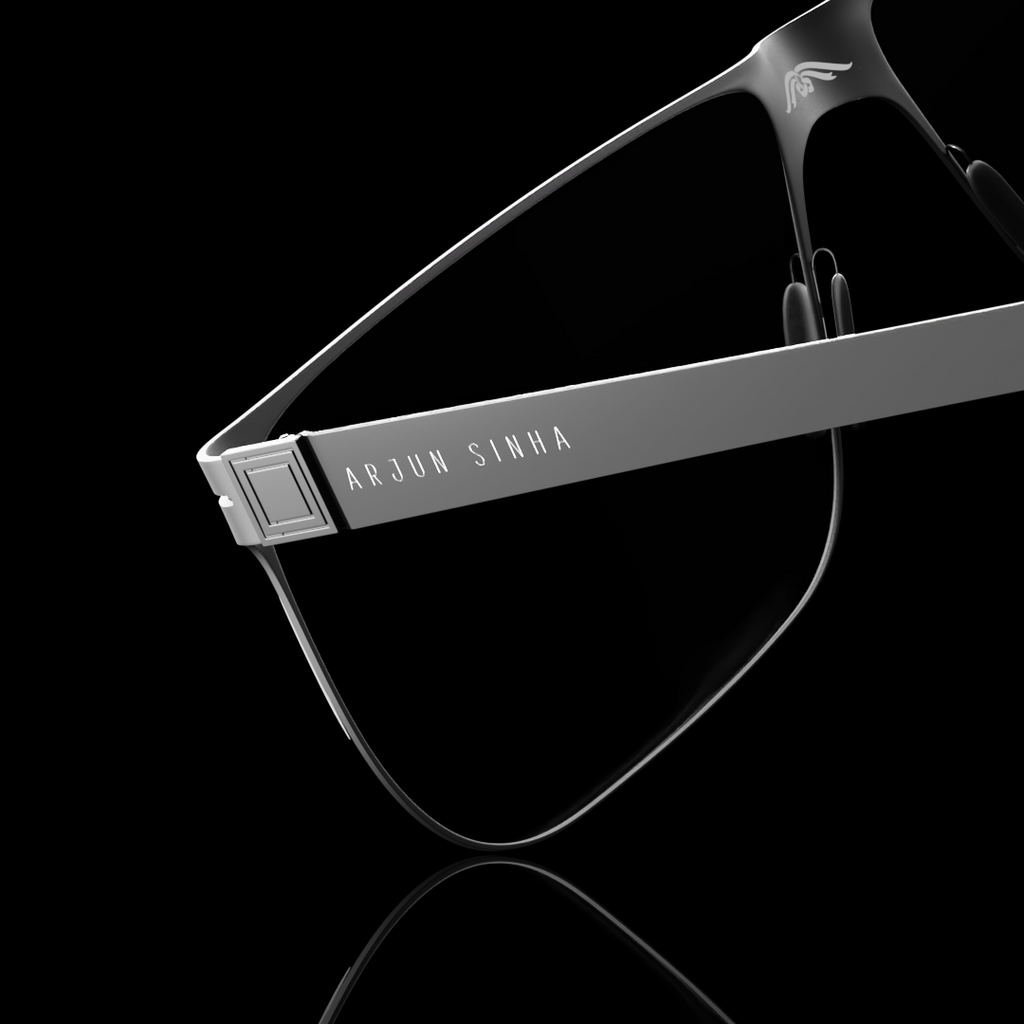 BlazeVision Personalised Sunglasses- Matte black