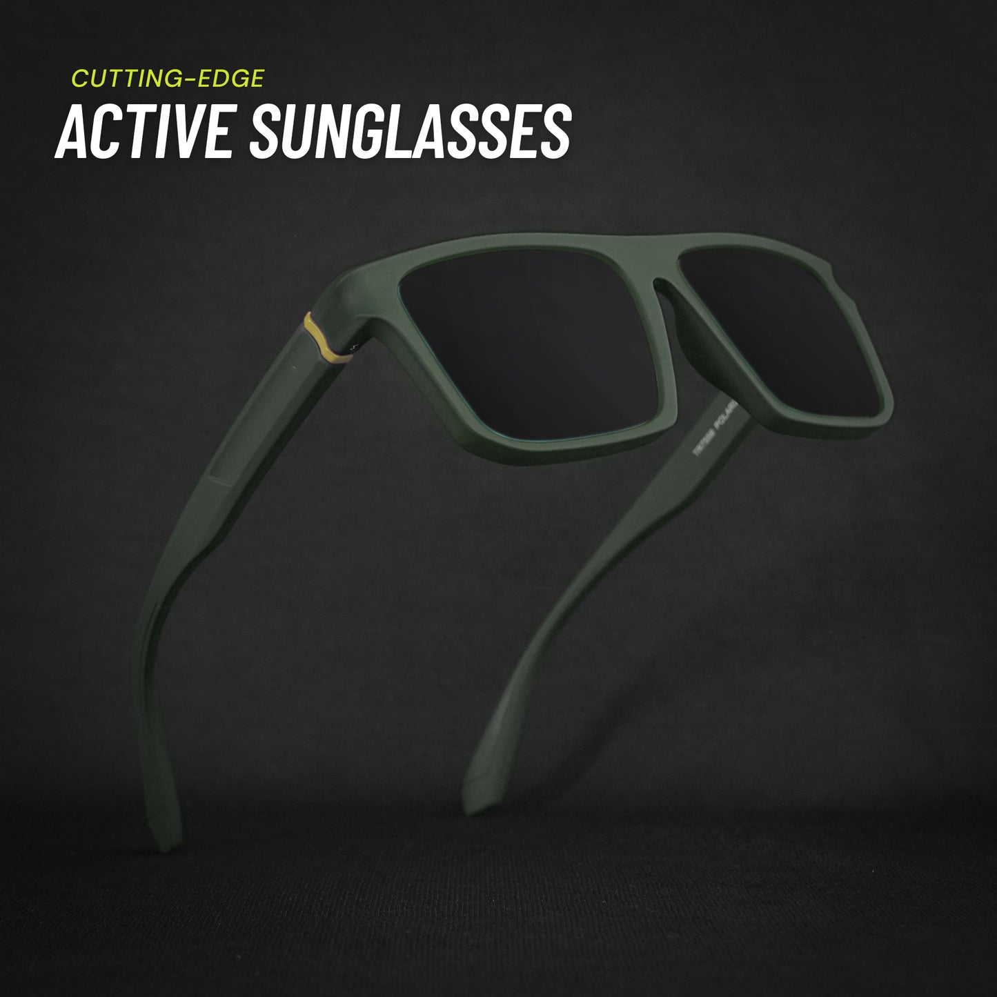 Aura Vision Sunglass- Black/Blue/Green