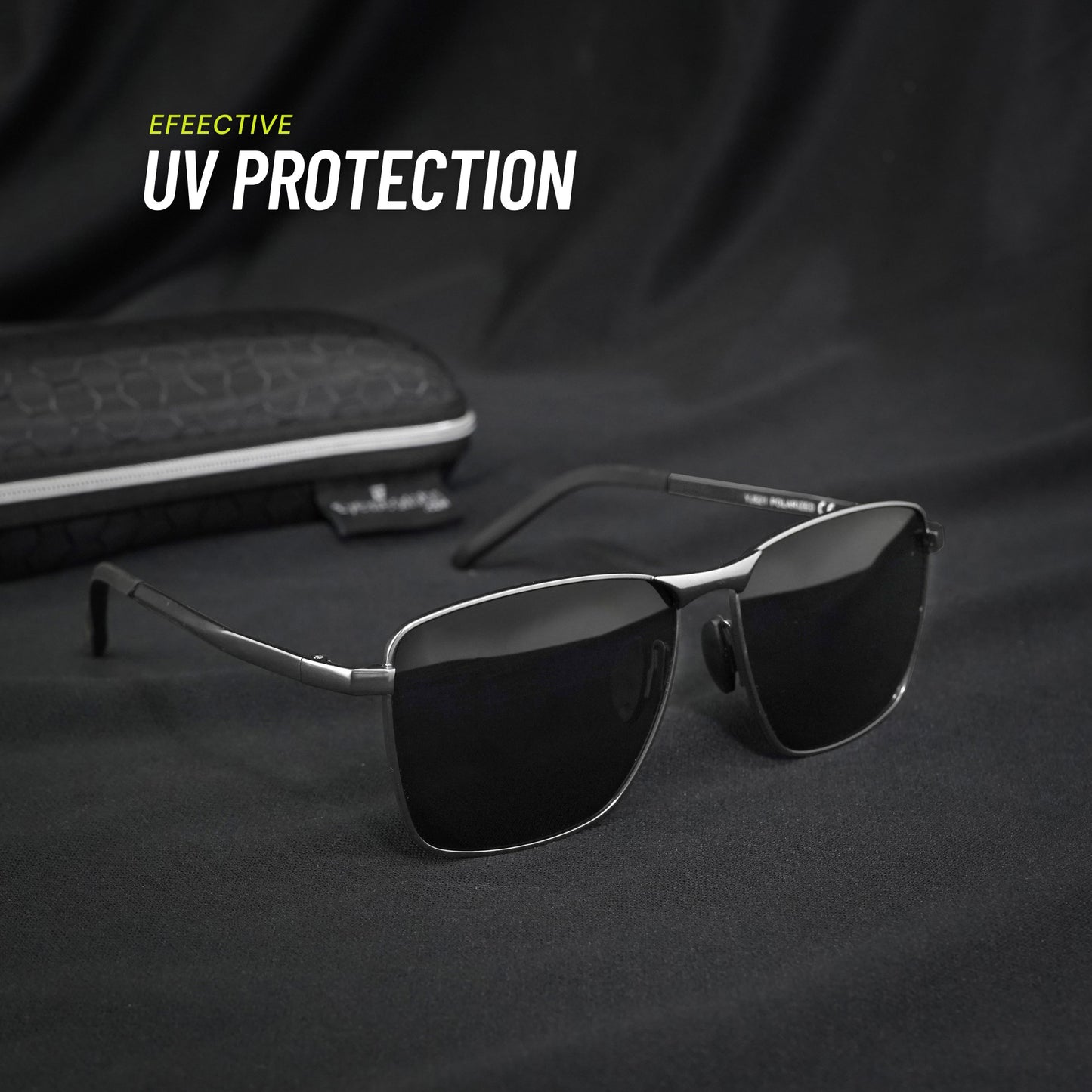 Luxurious SunBrilliance Sunglass- Matte black