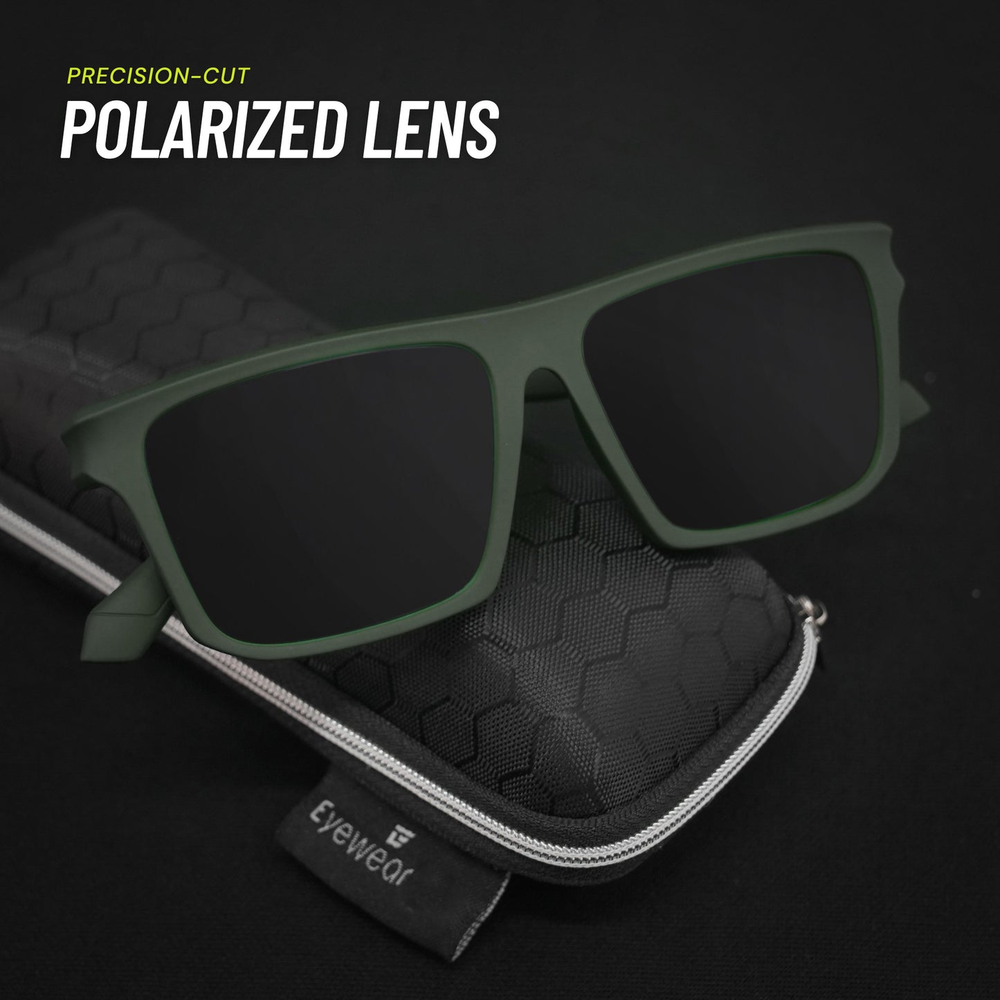 Aura Vision Sunglass- Black/Blue/Green