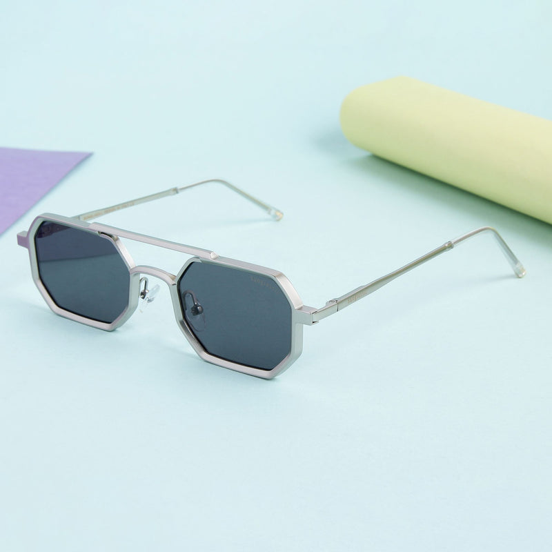 SunDazzle Sunglasses- Silver/Black/Gold