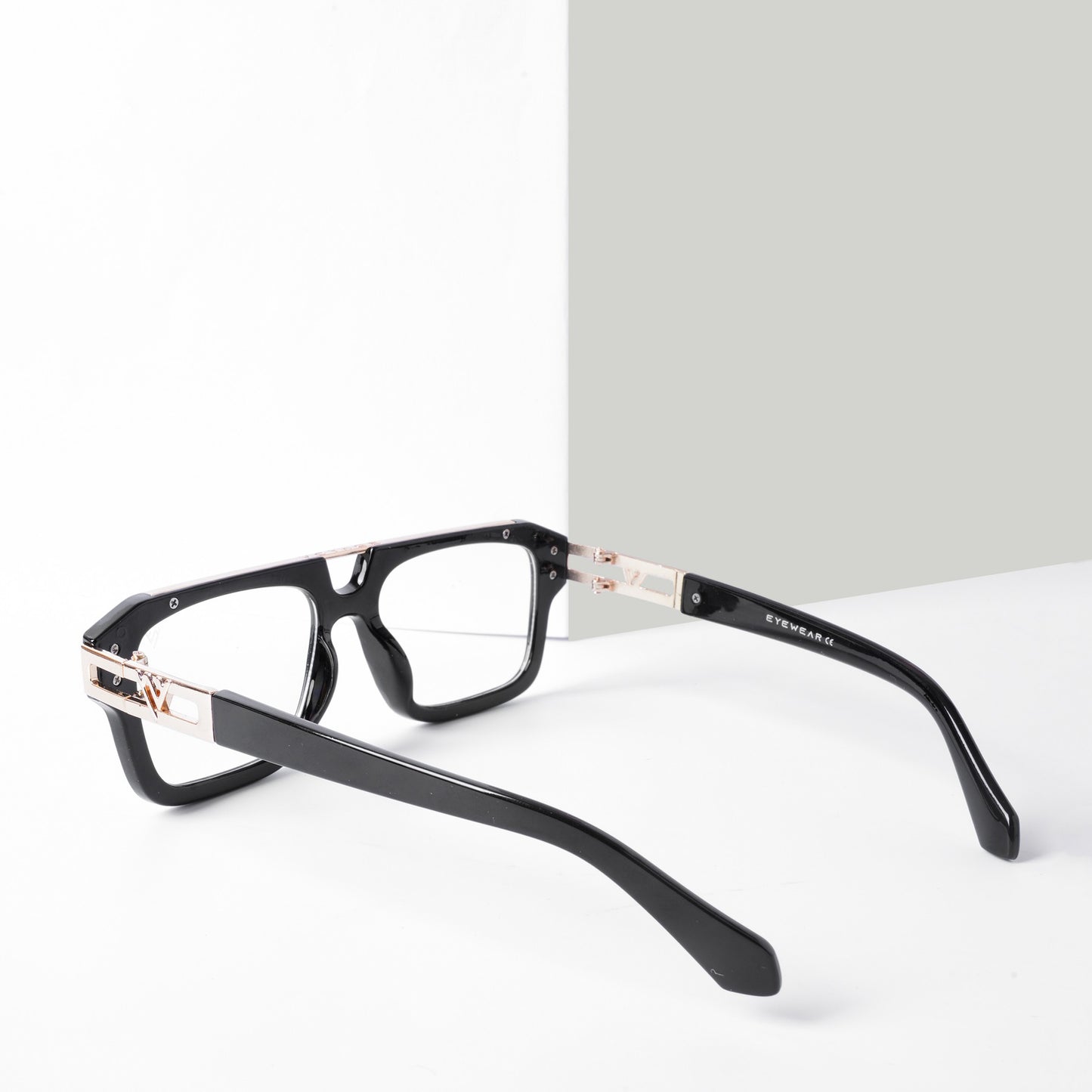 SolarGlow Sunglasses- Black/Gold