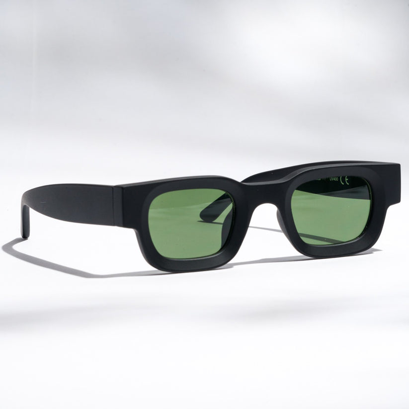 Eclipse Sunglasses- Black/Green A1