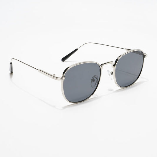 PersonaGlow Sunglass- Silver/Black