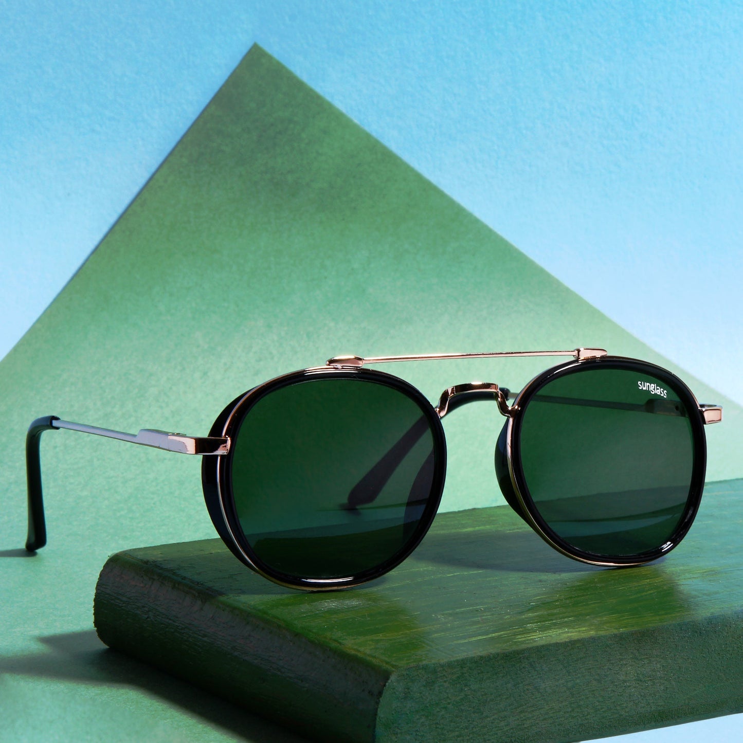 Luxurious RangerView Sunglass- Blue/Green
