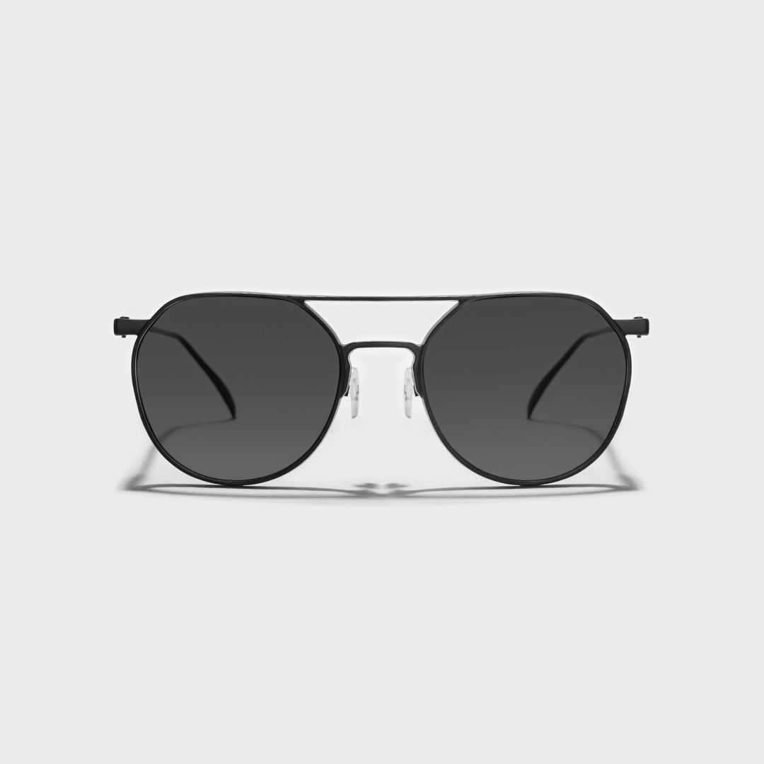 ShadeShield Sunglasses- Silver/Black/Gold
