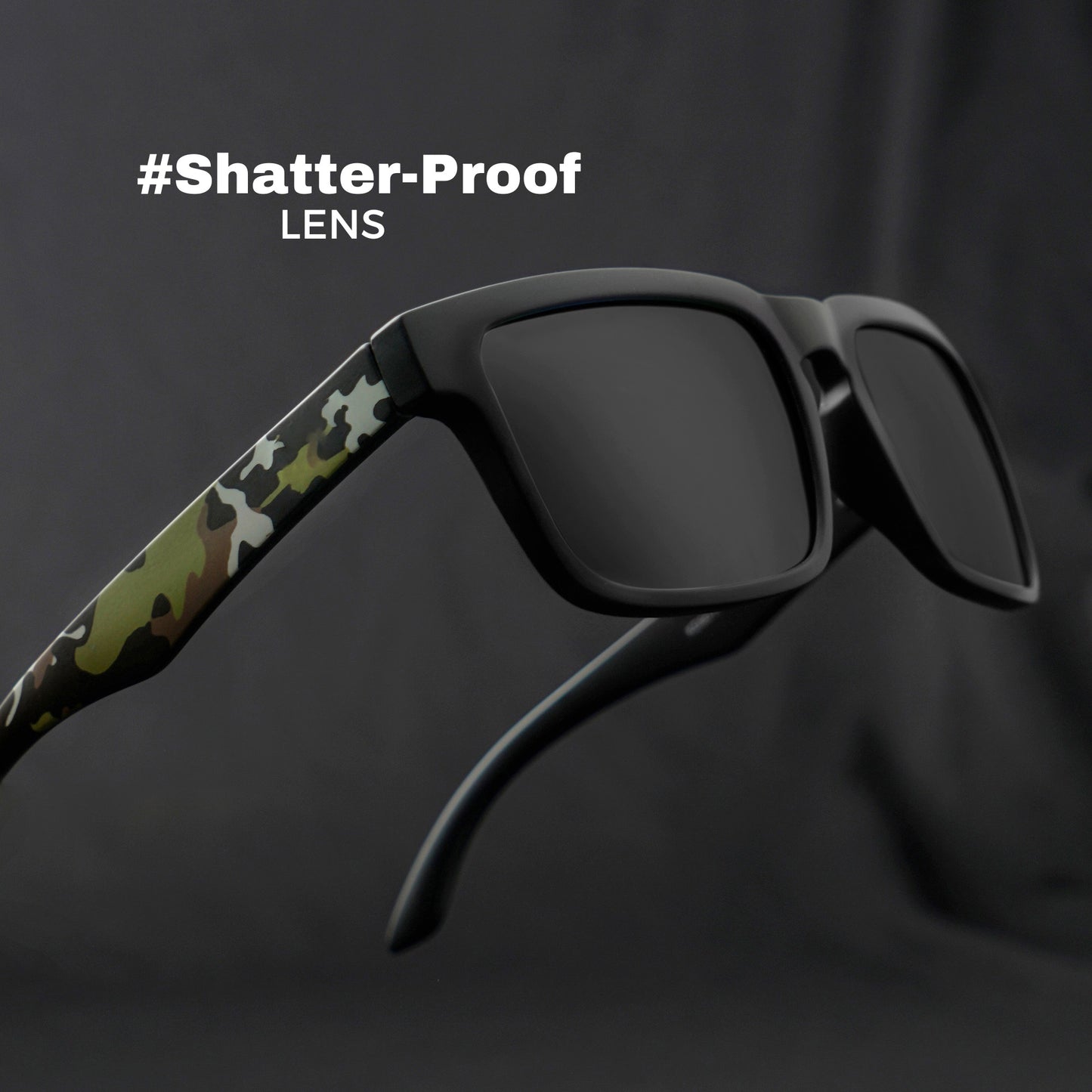 Luxurious CommandoView Sunglass- Black/Green