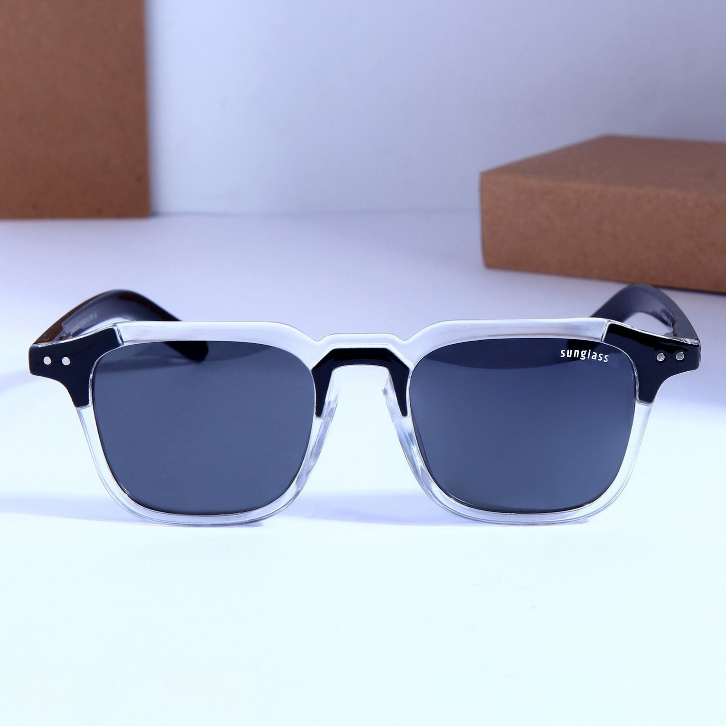 SolarVibe Sunglass- Brown/Black