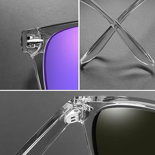 infinity Vision Transparent Sunglasses- Pink/Blue