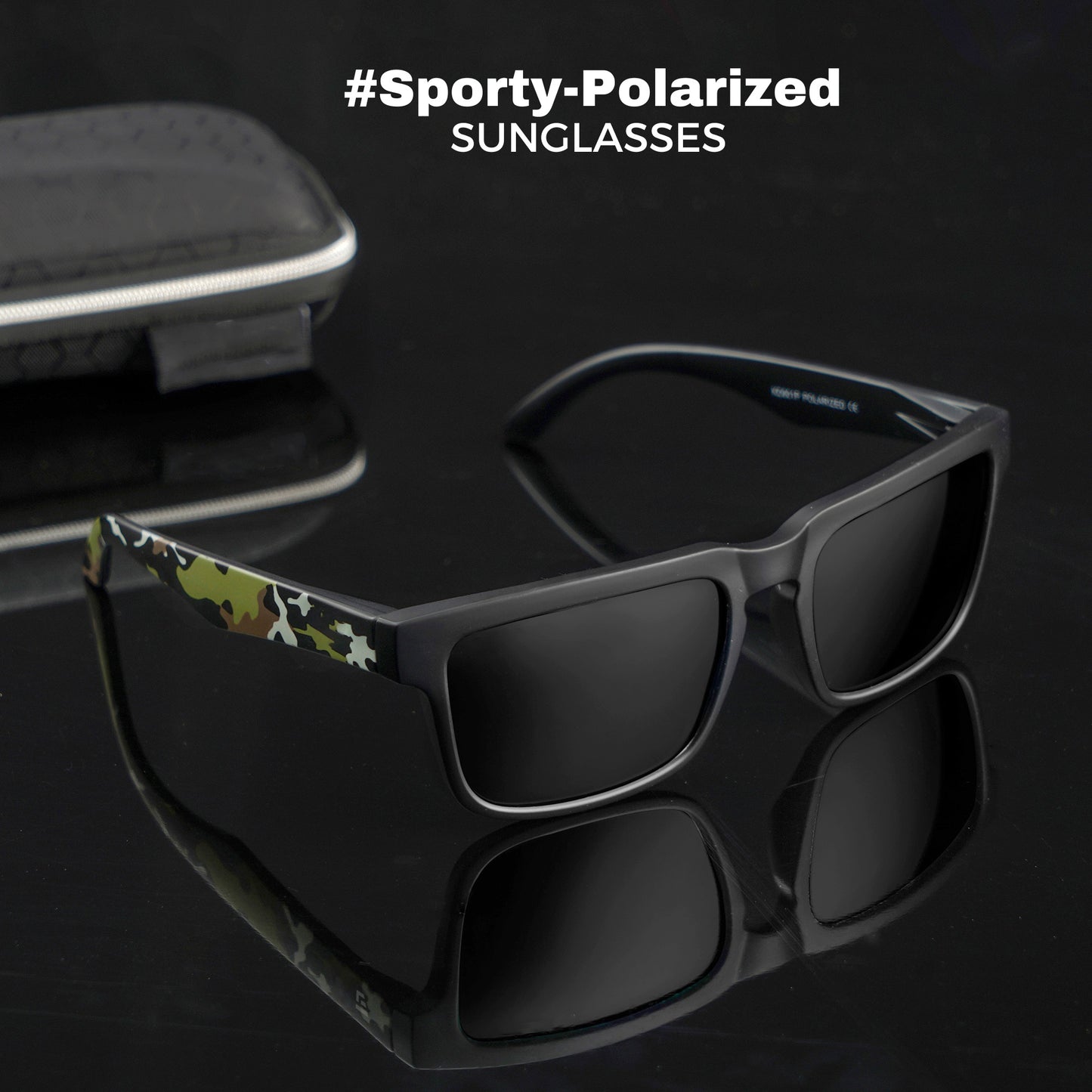 Luxurious CommandoView Sunglass- Black/Green