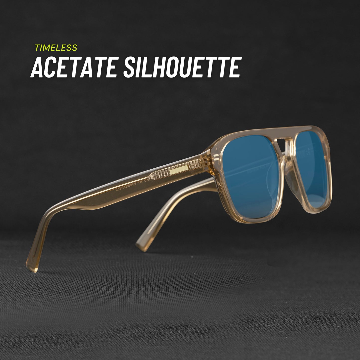 Imperial Glance Vision Sunglass- Blue/Brown