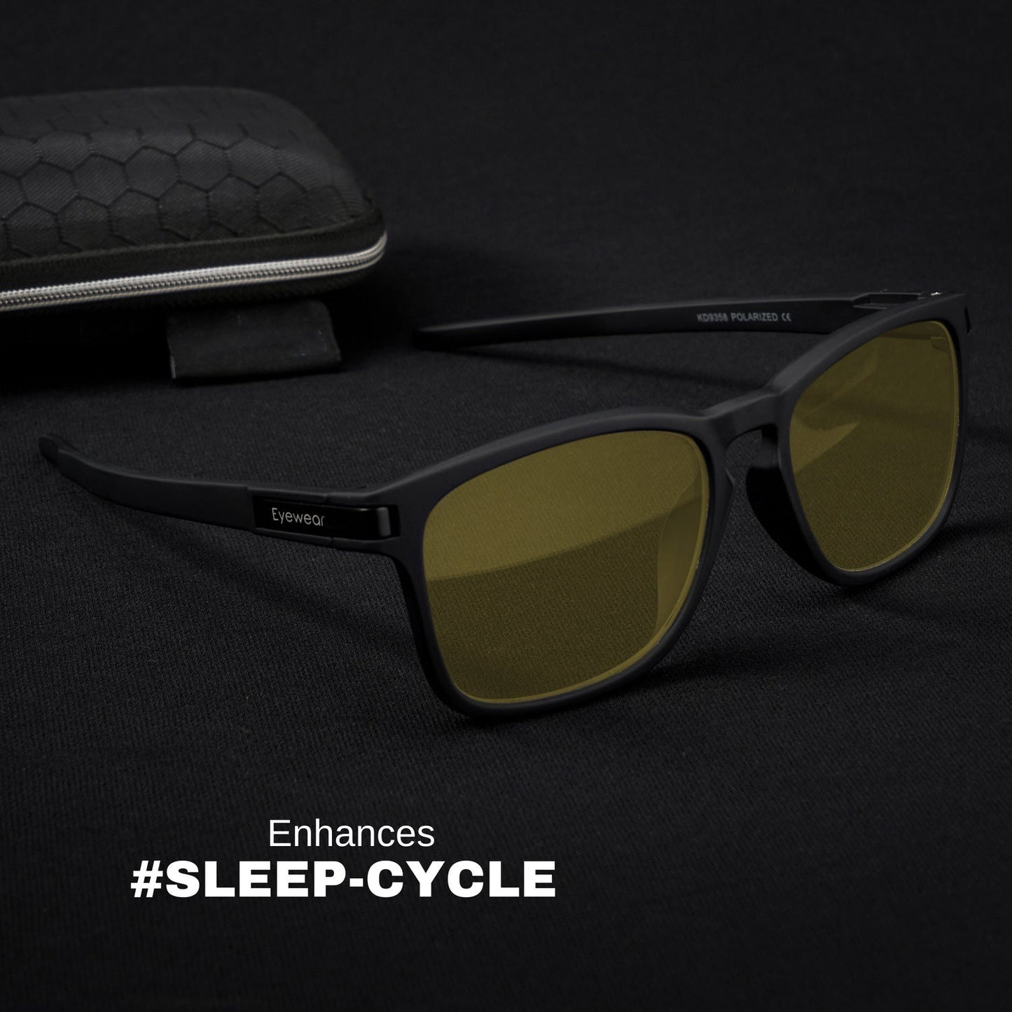 LuxeSpectra Sunglass-Black/Yellow
