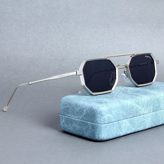 SunDazzle Sunglasses- Silver/Black/Gold