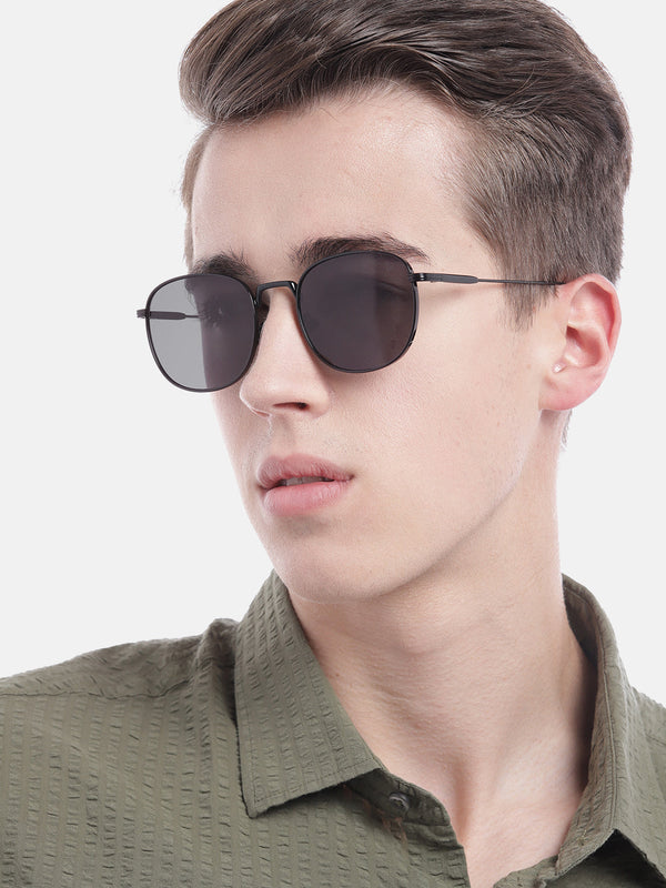 PersonaGlow Sunglass- Silver/Black