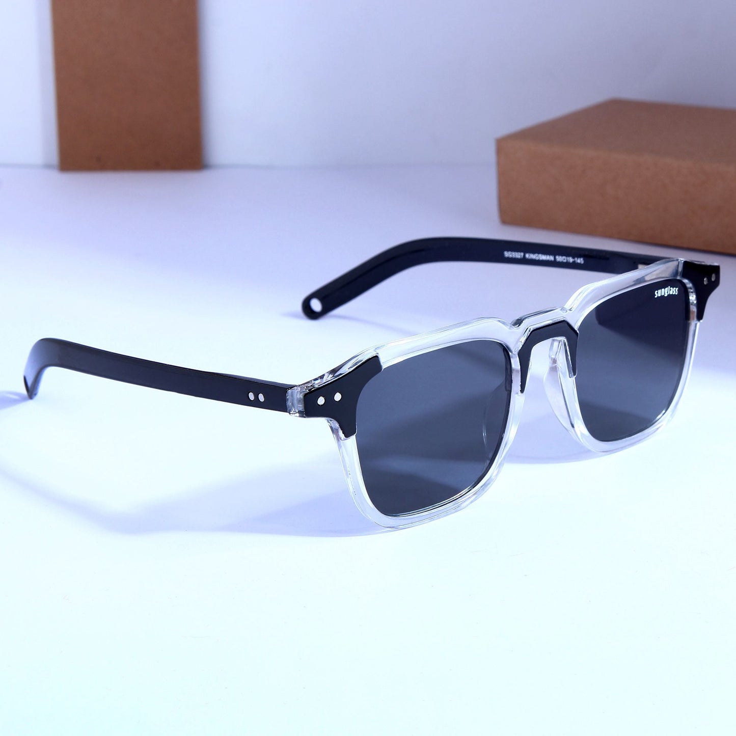 SolarVibe Sunglass- Brown/Black