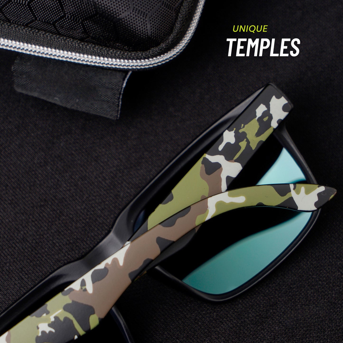 Luxurious CommandoView Sunglass- Black/Green