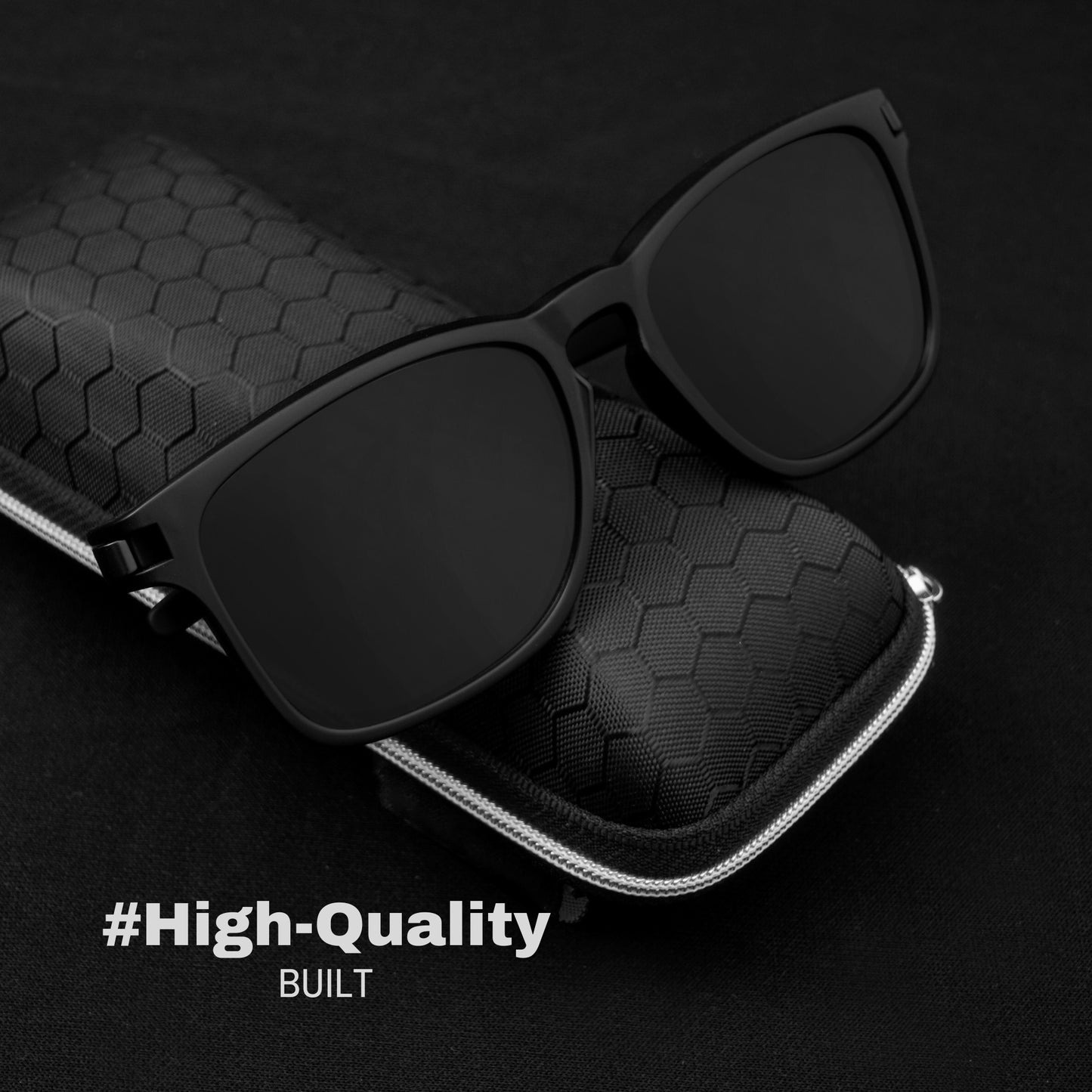 LuxeSpectra Sunglass-Black/Yellow